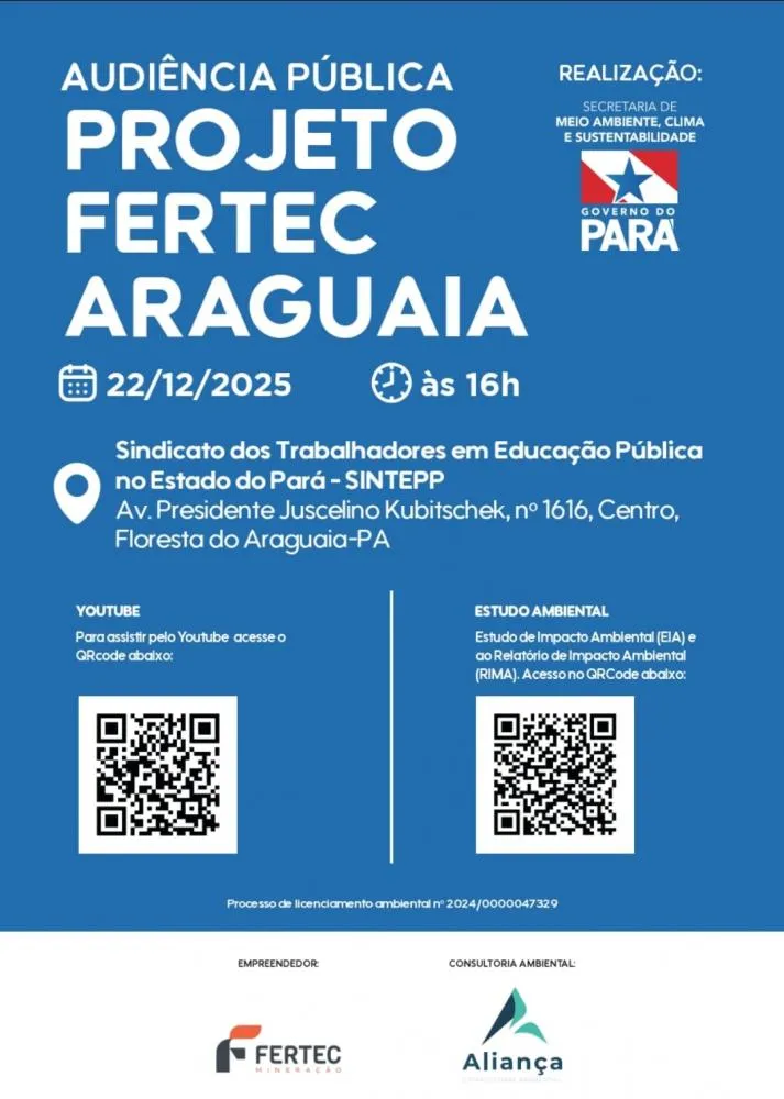 AVISO DE AUDIÊNCIA PÚBLICA